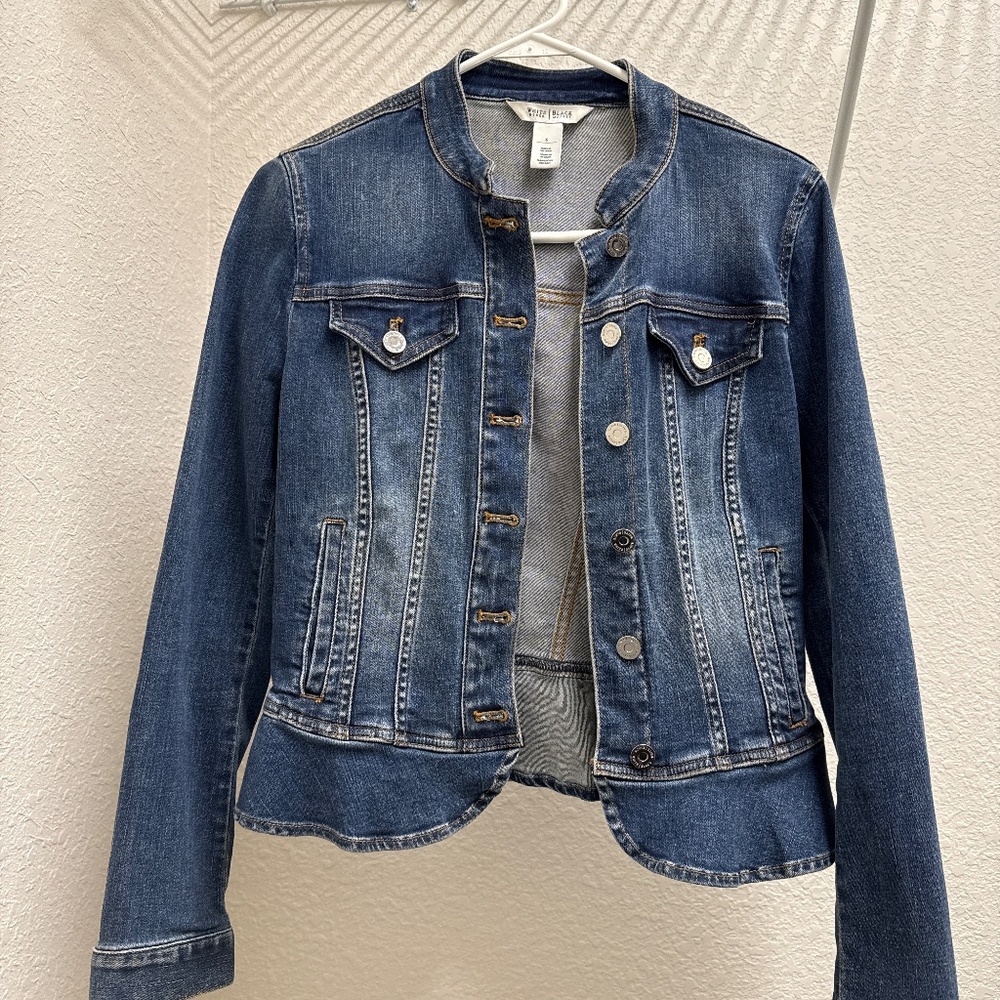 White House Black Market Jean Jacket